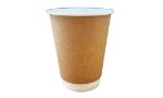 D04013 Go-Pak 12oz Double Wall Kraft Cup [1000]