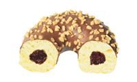 ChocNut Donut Half