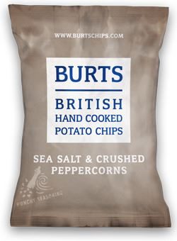 Burts Sea Salt and Black Pepper Crisps